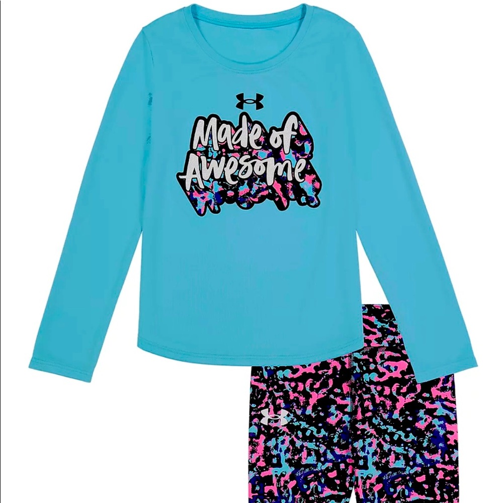 Long sleeve under armour pant set size 18 months
